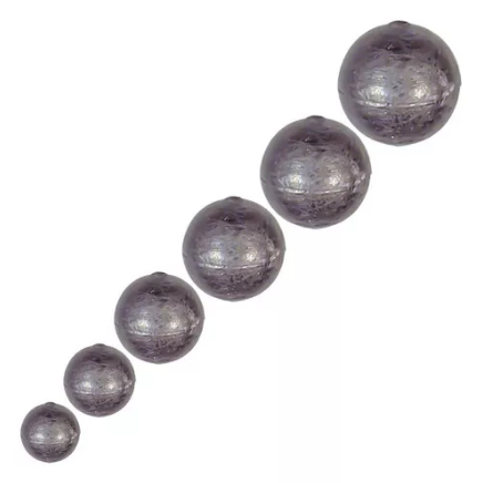 Chumbada de Pesca Pct 500 G Redonda/Coquinha/Coquinho para Praia Pesca Esportiva Casual