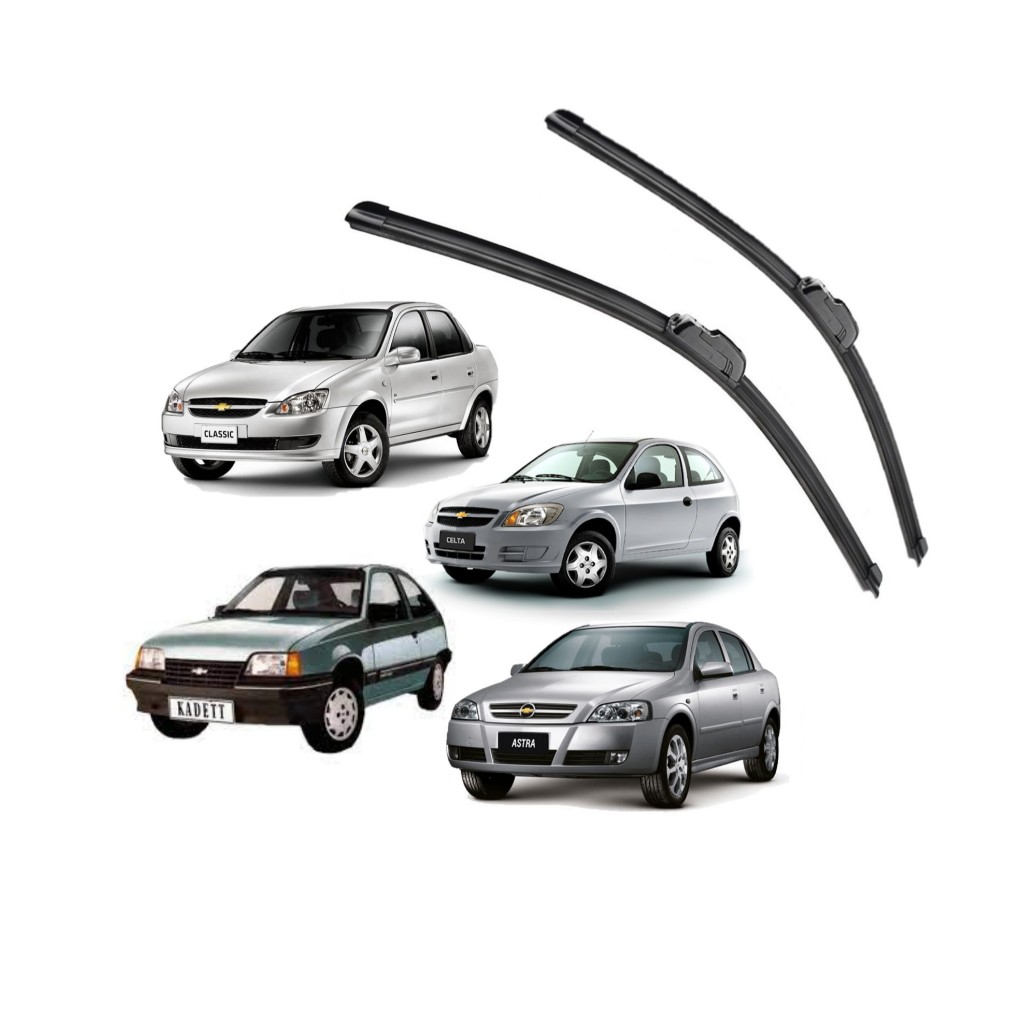 Palheta Limpador de Parabrisa Silicone Chuva Classic Celta Corsa Wind Kadett Monza Astra