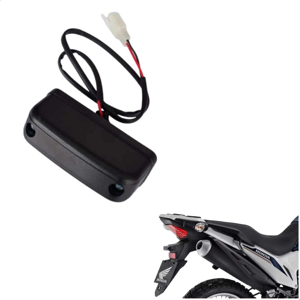 Luz Da Placa Com Chicote e Lâmpada Original Plasmoto Para Bros 150 Bros 160 Xre Hornet em Oferta na Shopee