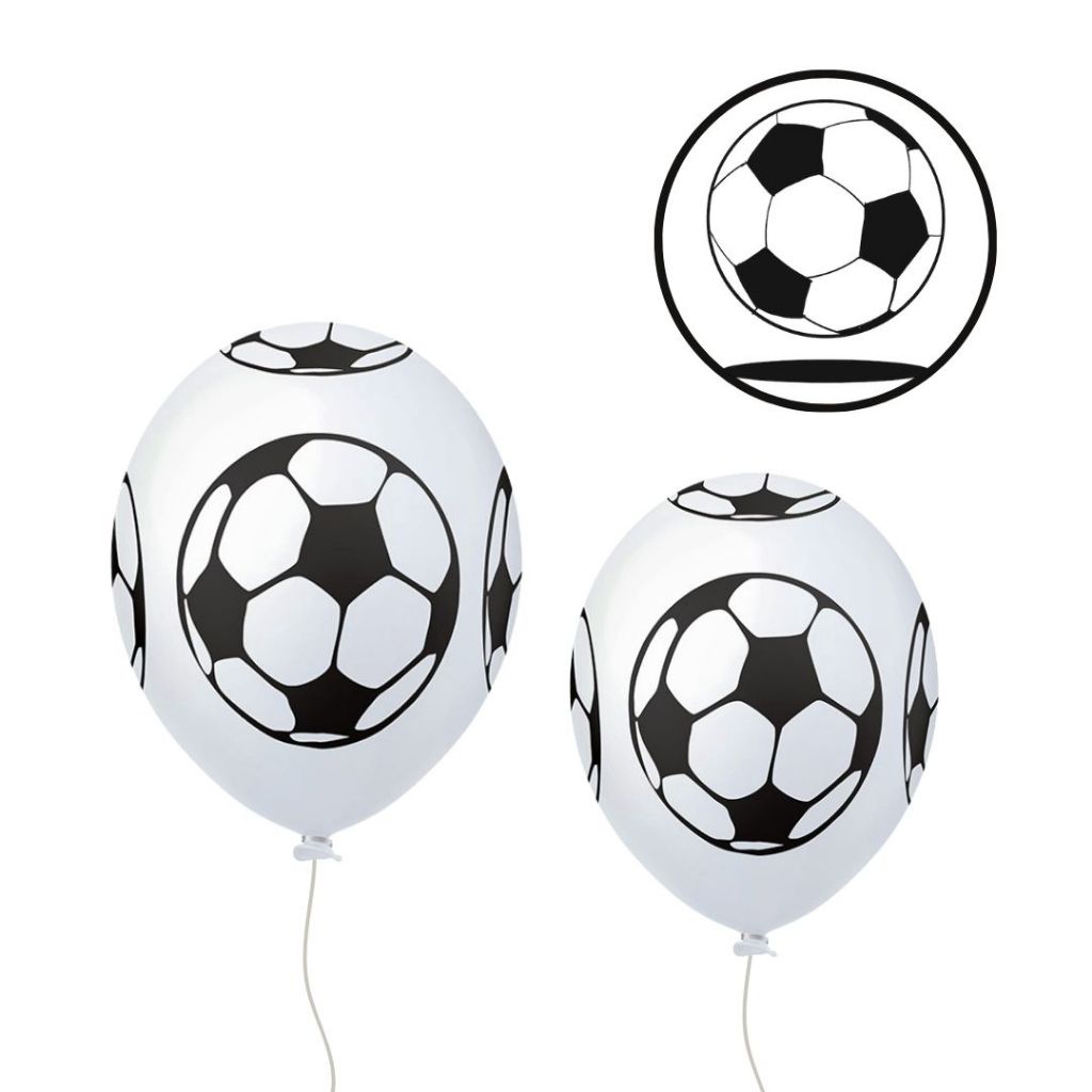 25~100 BALAO FESTA  BOLA DE FUTEBOL  11 POL  HAPPY DAY em Oferta na Shopee