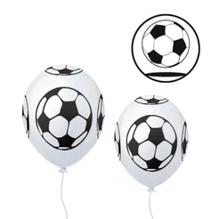 25~100 BALAO FESTA BOLA DE FUTEBOL 11 POL HAPPY DAY(CHOCO)