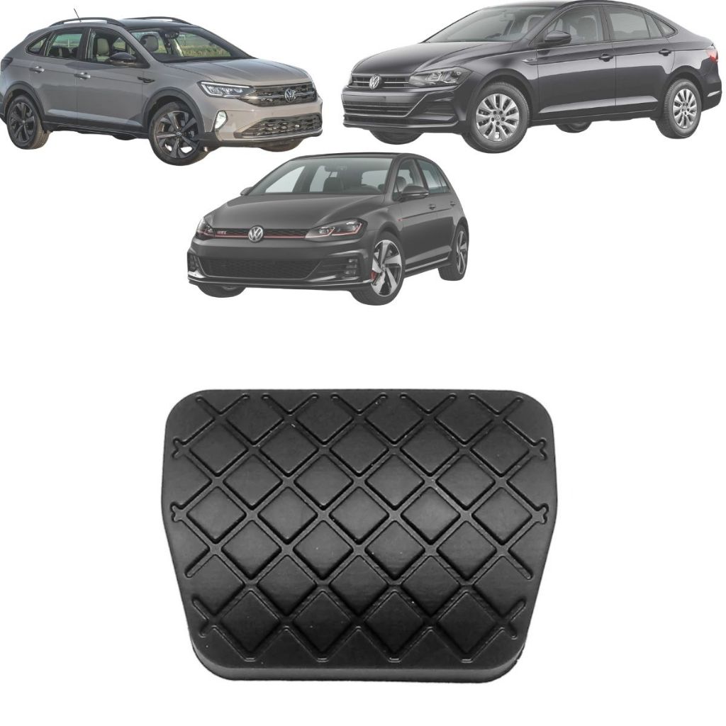 CAPA PEDAL NIVUS VIRTUS JETTA 19/25 TCROSS POLO 18/25 GOLF13/20 – FREIO AUTOMATICO em Oferta na Shopee
