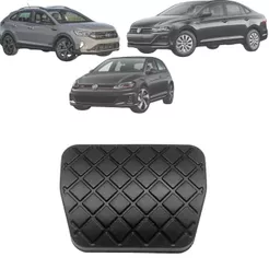 CAPA PEDAL NIVUS VIRTUS JETTA 19/25 TCROSS POLO 18/25 GOLF13/20 – FREIO AUTOMATICO