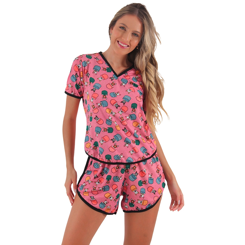 Detalhes do Moda Feminina Soltinho Fadinha Softy Tecido Fibra Natural Roupade Dormir