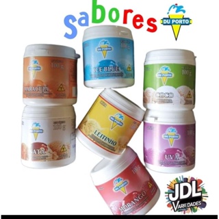 base saborizante,pó saborizante 100g Du porto para picole,sorvete,massas, sacolé em Oferta na Shopee