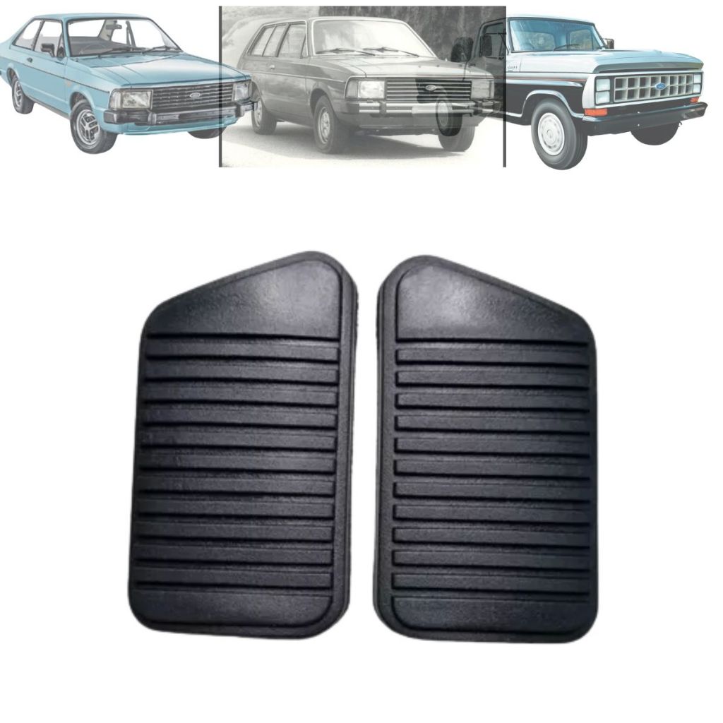 KIT CAPA PEDAL BELINA CORCEL2 F1000 DEL REY - FREIO EMBREAGEM