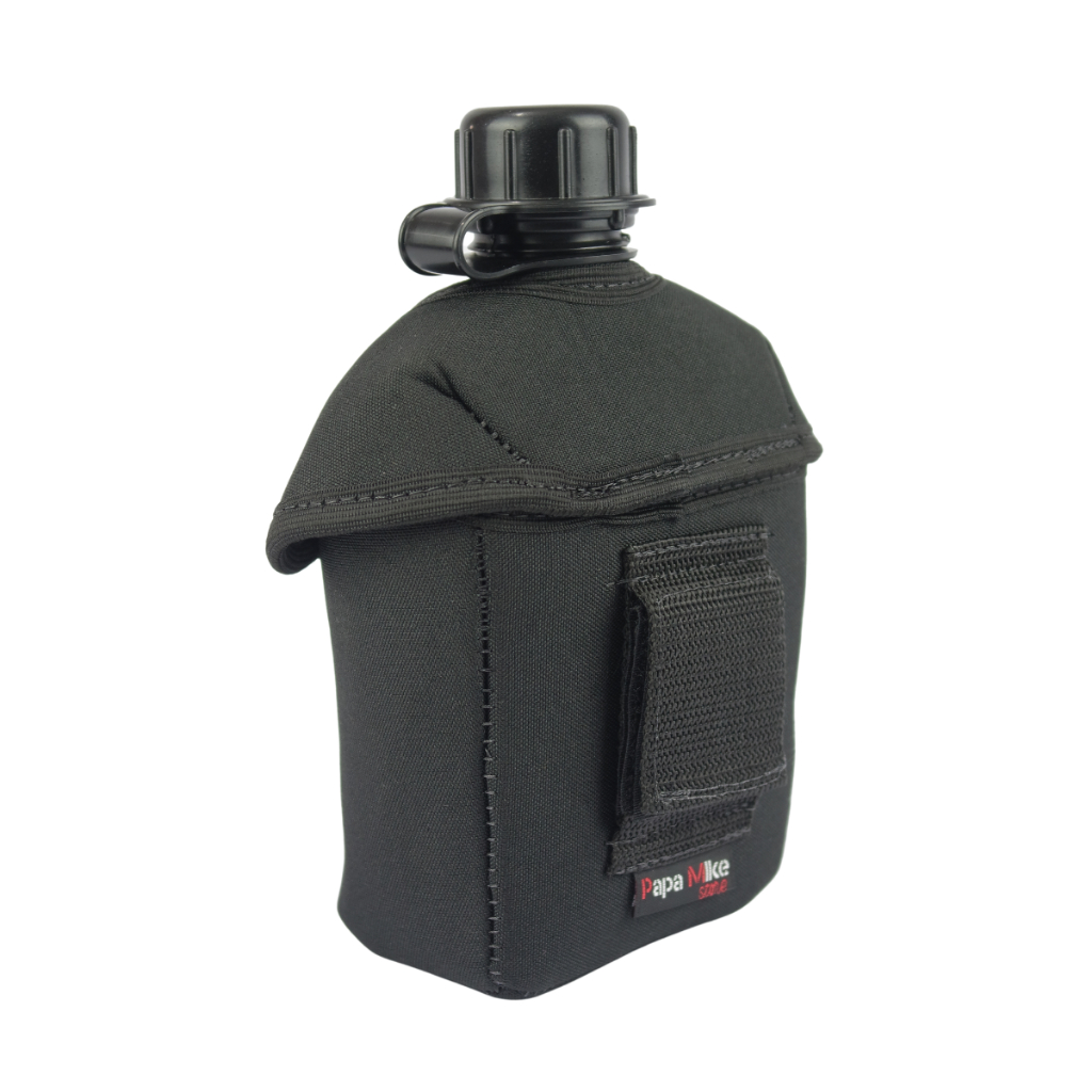 CAPA DE CANTIL TÁTICO 900ML PORTA CANTIL RECRUTA MILITAR POLICIAL VELCRO EQUIPAMENTO RESISTENTE DURÁVEL TÁTICO PAPA MIKE