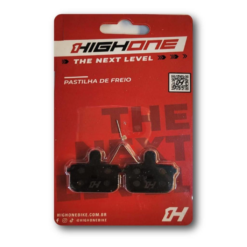 PASTILHA DE FREIO DISCO SEMI METALICA HOFRE0042 - HIGH ONE para Bicicleta freio high one, ABS, GTS