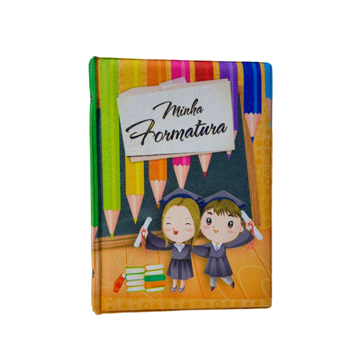 Álbum para fotos 15x21 para 40 fotos - Formatura Infantil