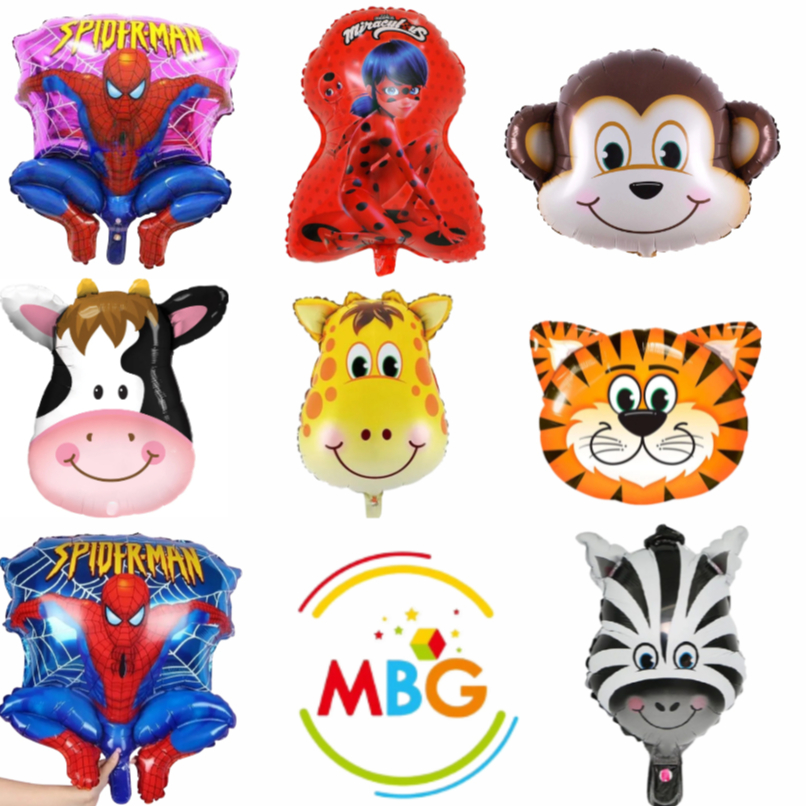Balão Foil 85 x 75cm De Personagens Metalizado Para Suas Festas E Decorações Unidade