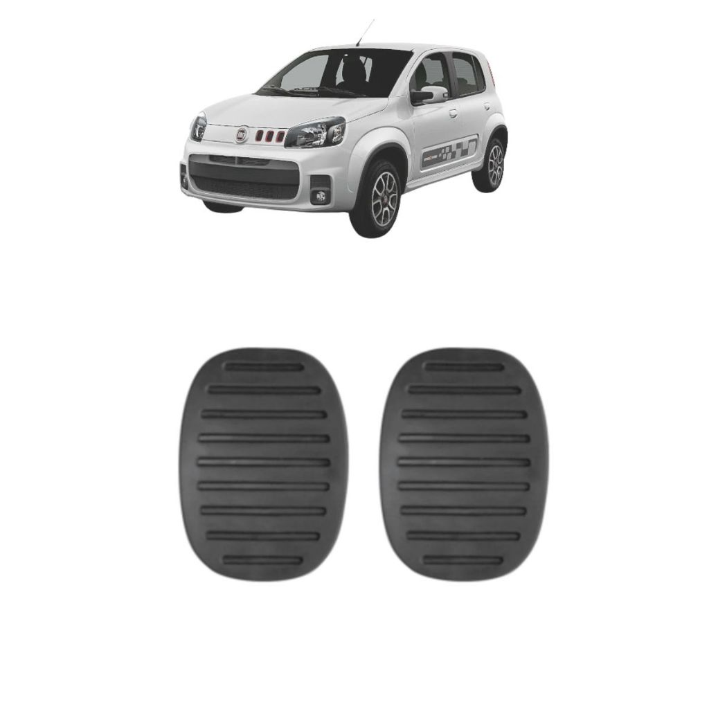 KIT CAPA PEDAL NOVO UNO 10/21 – FREIO EMBREAGEM em Oferta na Shopee