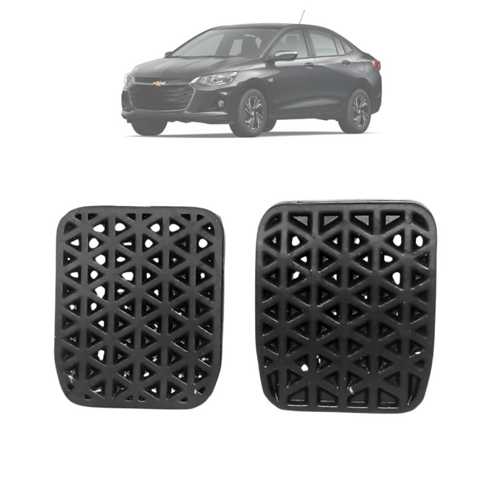 KIT CAPA PEDAL ONIX PLUS 2021 a 2023 FREIO EMBREAGEM em Oferta na Shopee