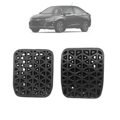 KIT CAPA PEDAL ONIX PLUS 2021 a 2023 FREIO EMBREAGEM