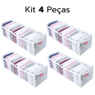 Colmeia Organizadora Cristal Calcinha Meias Lenços 4 Pç em Oferta na Shopee