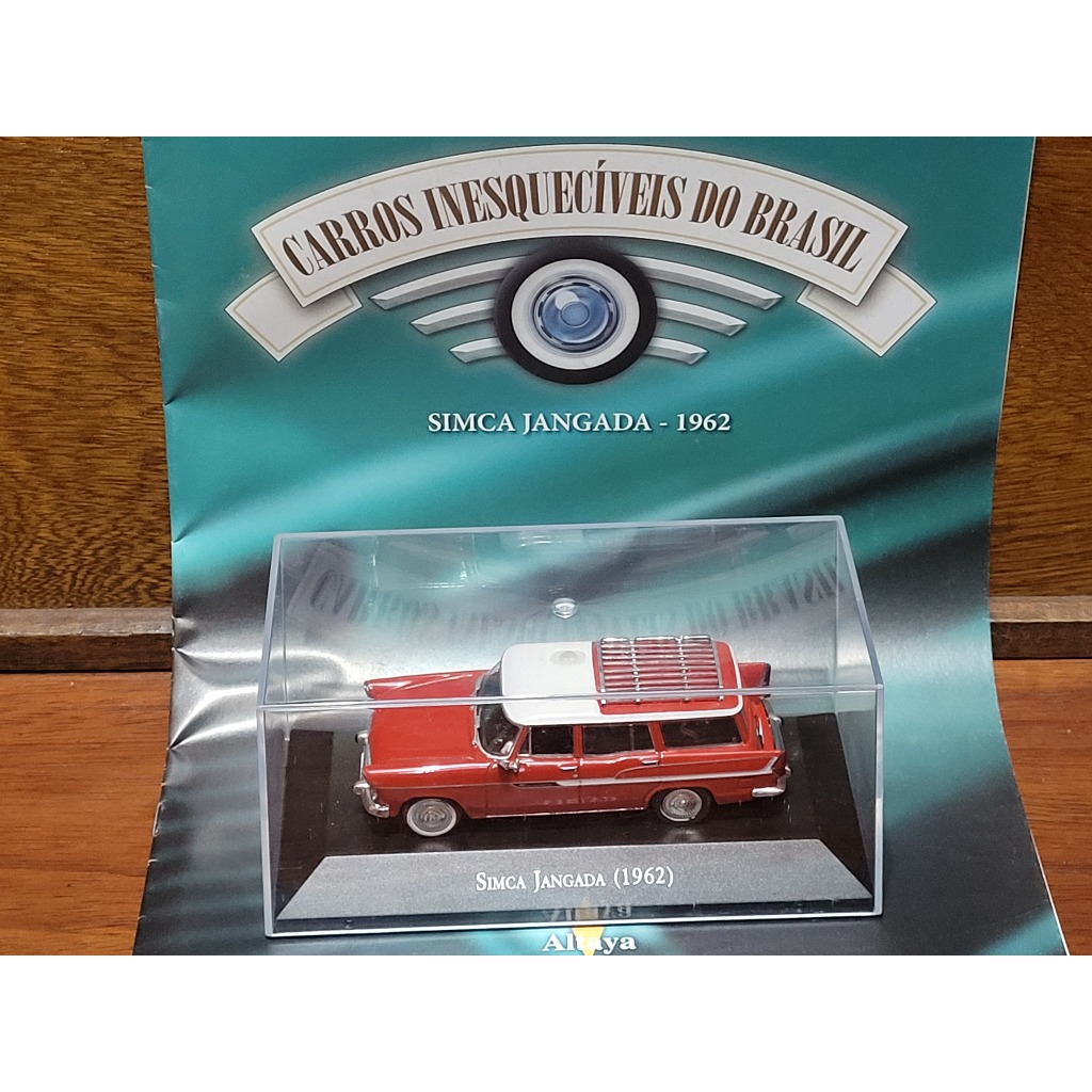 Simca Jangada 1962 - Carros Inesquecíveis do Brasil - Miniatura 1/43