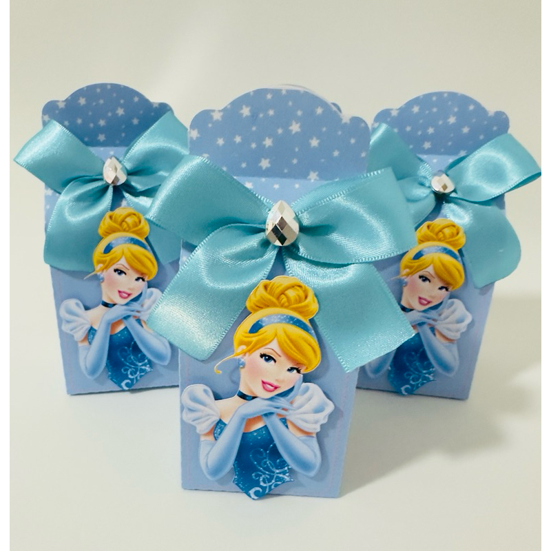 Caixa milk Personalizada Cinderela lembrancinha aniversário