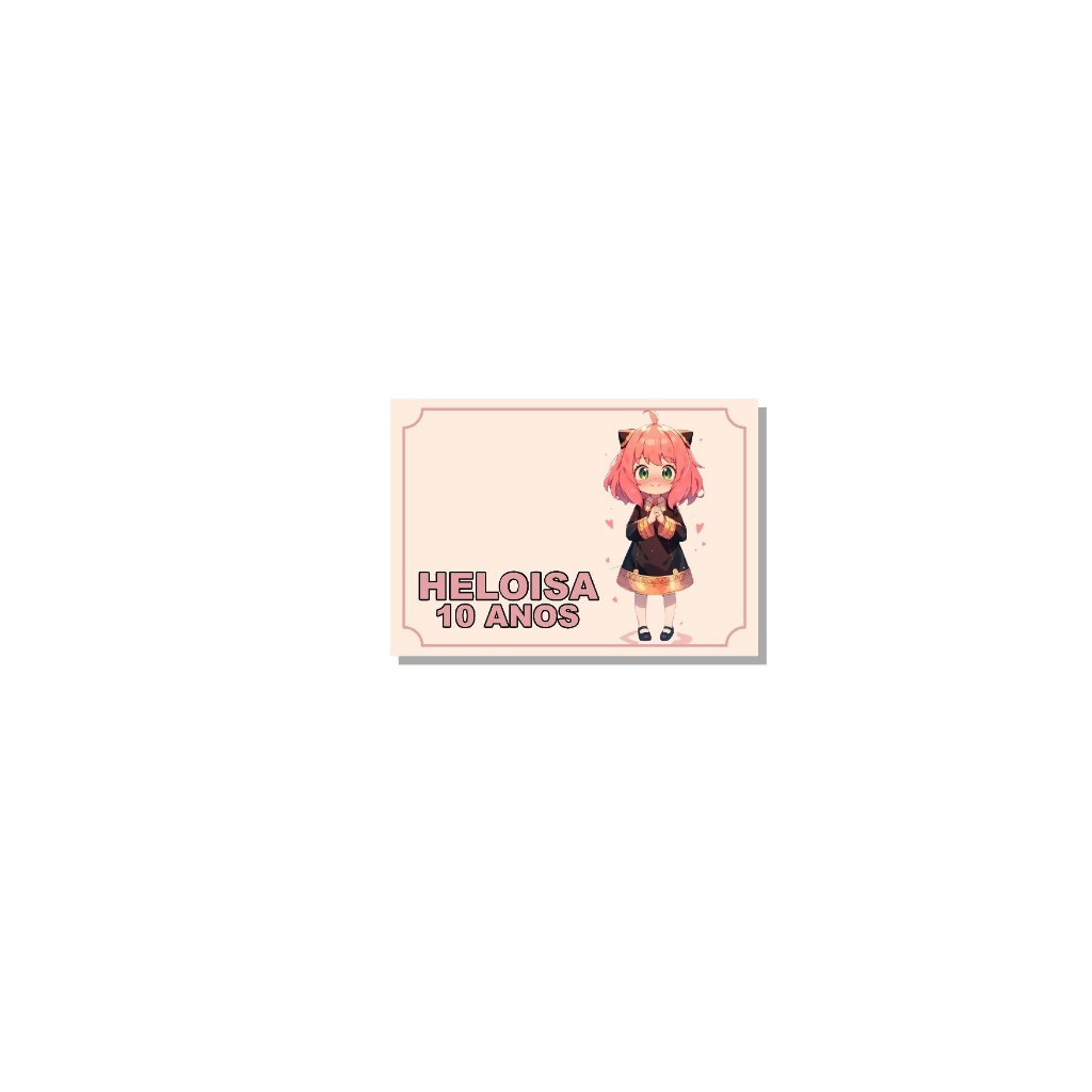 Adesivos Personalizados Temas Variados Para Sacola 8x10 Lembrancinha de Festa Infantil Anya Sonic Minicraft Safari Urso