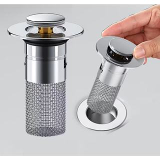 Drenos De Pia Domésticos Duráveis Filtro Pop-Up Bujão Acessórios De Cozinha em Oferta na Shopee