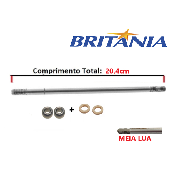 Eixo E Buchas ou Rolamentos Ventilador Britânia B40 em Oferta na Shopee