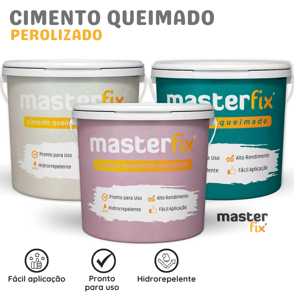 Cimento Queimado Perolizado 3Kg Massa Efeito Aveludado em Oferta na Shopee