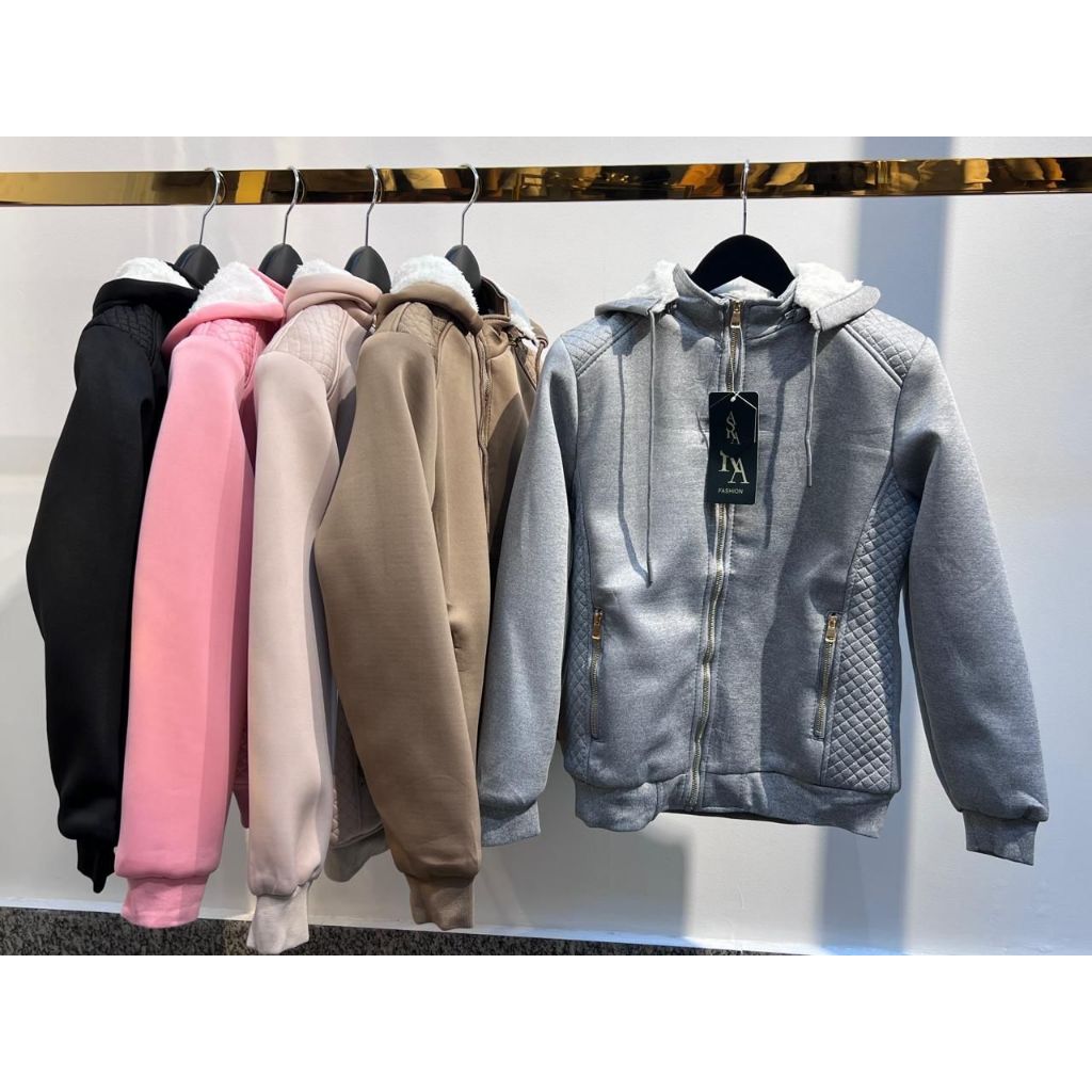 Moletom Feminino Peluciada Blusa De Frio Moda De Inverno Lançamento