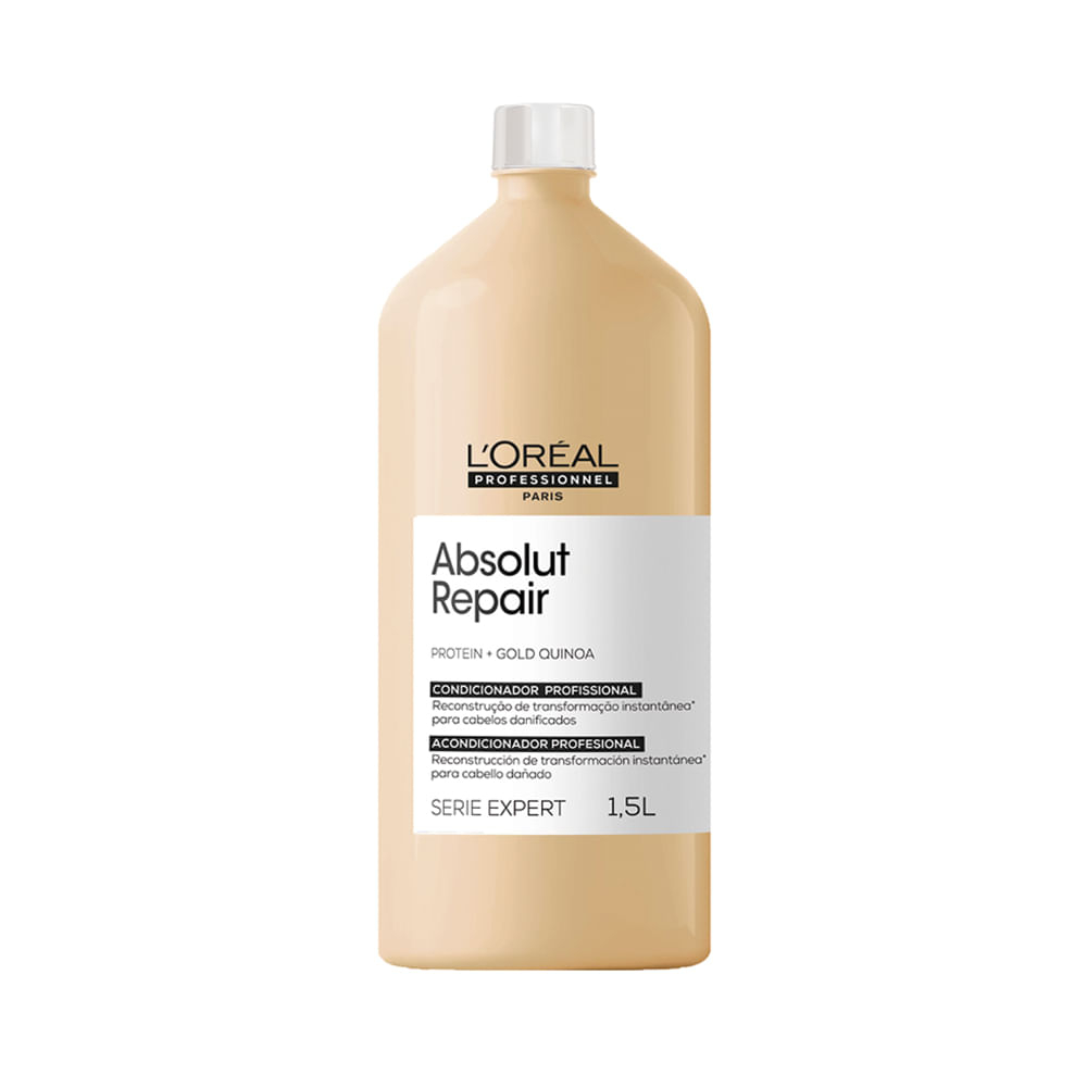 L'Oréal Professionnel - Serie Expert AbsolutRepair Gold Quinoa + Protein Condicionador 1,5L em Oferta na Shopee