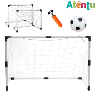 Kit golzinho com mini trave, rede, bola e bomba