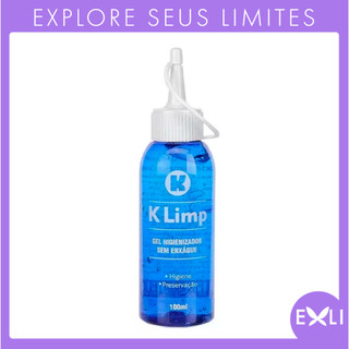 Exli gel Klimp Higienizador 100ml Limpar Sex Toy Limpeza De Brinquedo Erótico em Oferta na Shopee
