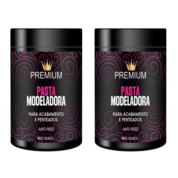 PASTA PREMIUM MODELADORA 1KG 2 UNI em Oferta na Shopee