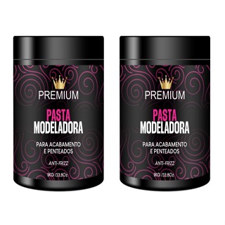 PASTA PREMIUM MODELADORA 1KG 2 UNI em Oferta na Shopee