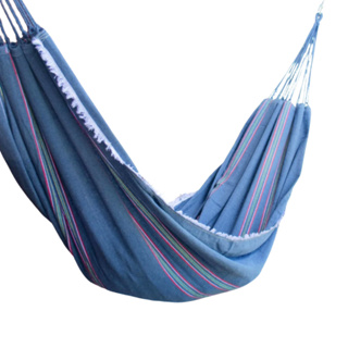 Rede de Dormir Solteiro Descanso Confortável Cinza Artesanal Algodão em Oferta na Shopee