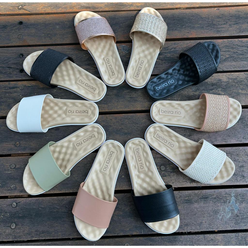 Safari Flatform Tenis Oncinha Beira Rio Chinelo Beira Rio Conforto