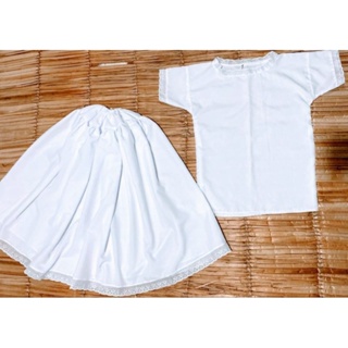 Saia umbanda com camisu Oxford em Oferta na Shopee