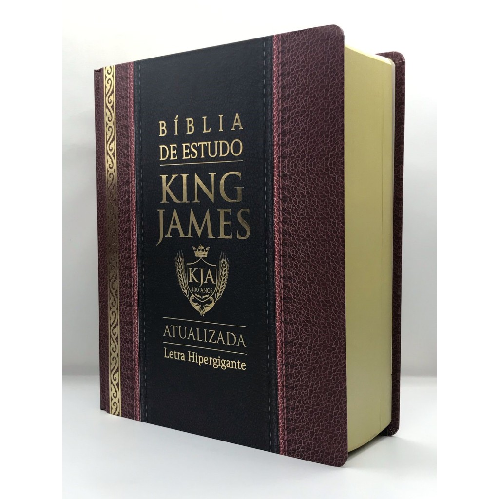 Bíblia King James Atualizada Letra Hipergigante Capa Dura Tradicional - Books & Magazines