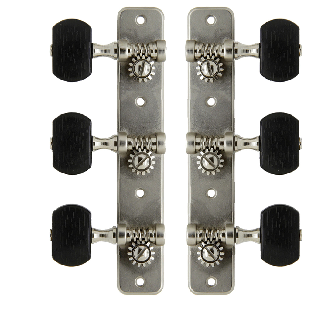Tarraxa Violão Nylon Rozini Prata Escovado Super Luxo Pino Grosso 14D RA403