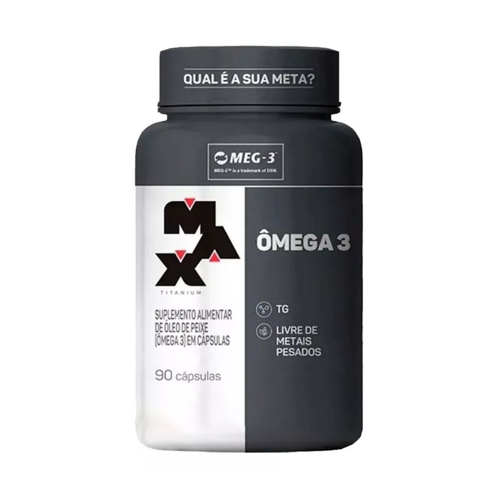 Omega 3 Max Titanium 1000Mg 90 Cápsulas - Health