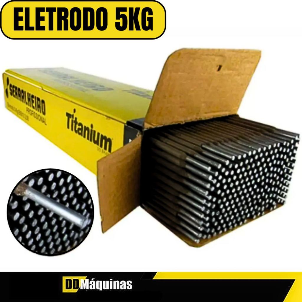 Eletrodo De Solda 2,50mm E6013 5Kg - Titanium