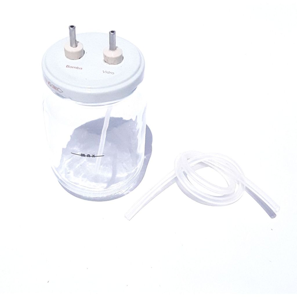 Vidro Filtro De Gotas 240 Ml P/ Sugador PRO (ANTIGO) Cartucho Jato Tinta