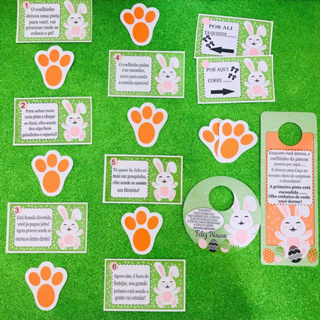 Kit Pistas Caça Aos Ovos - Muita Diversão! em Oferta na Shopee