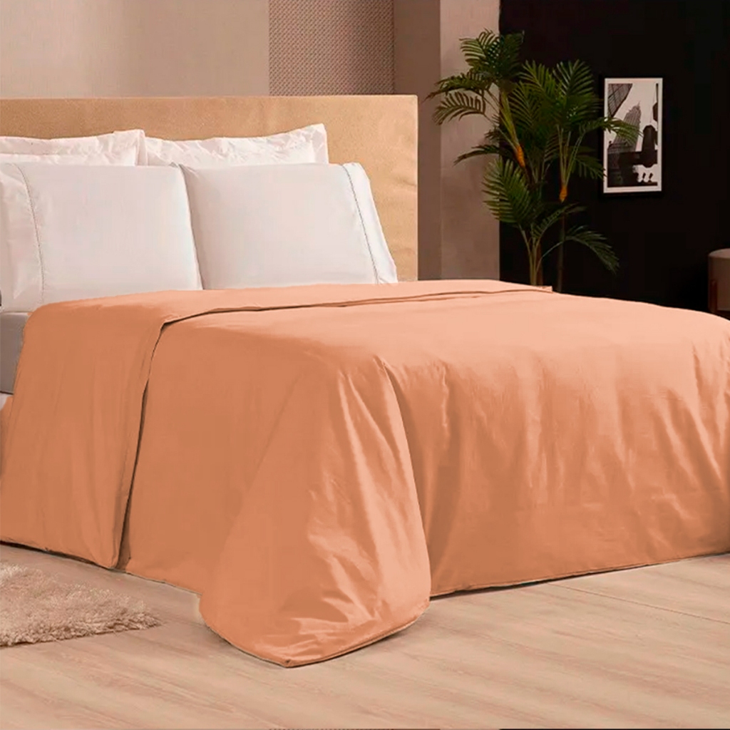 Capa De Edredom Solteiro Duvet Zíper Toque de Pluma