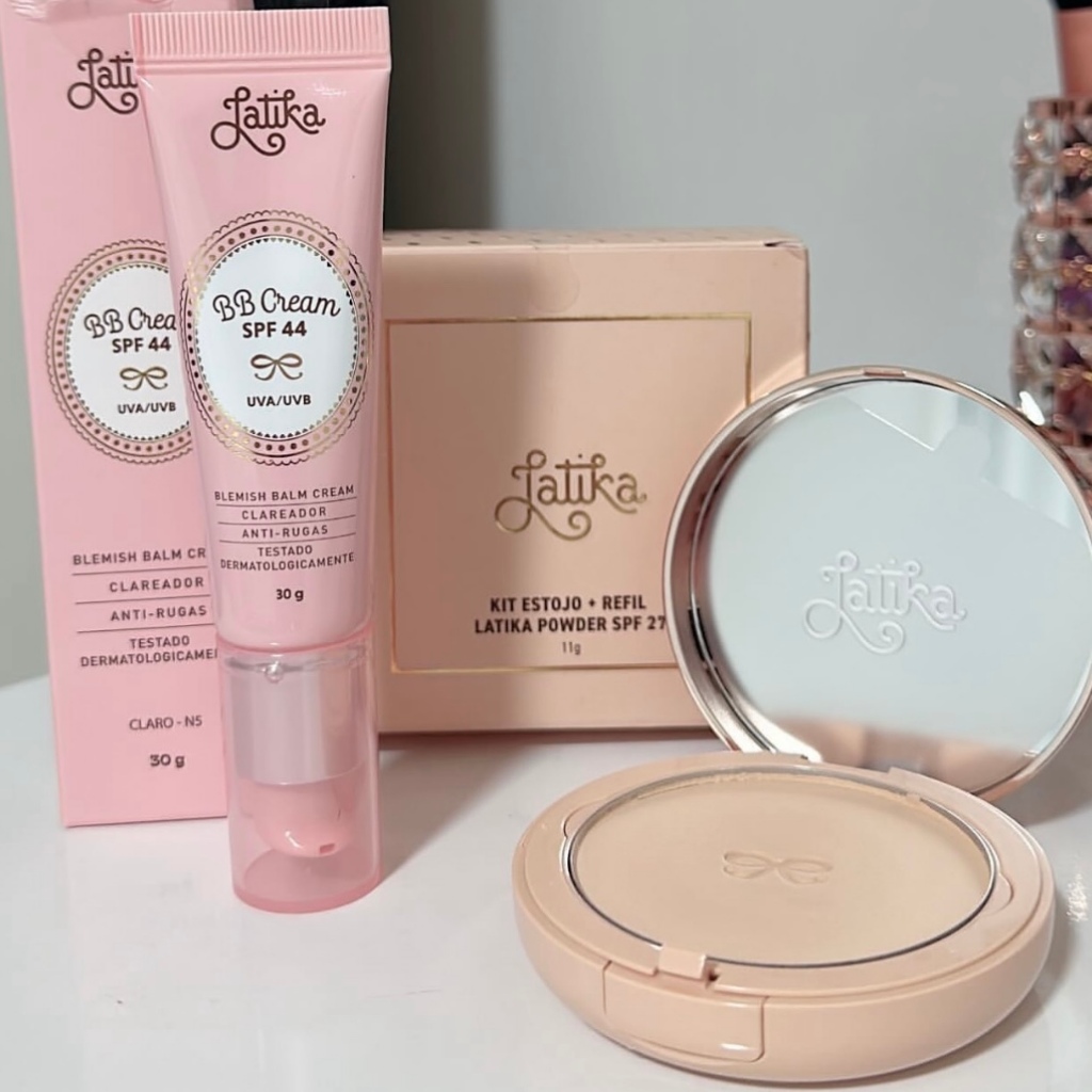 Kit BB Cream FPS 44 + Powder FPS 30 - Latika