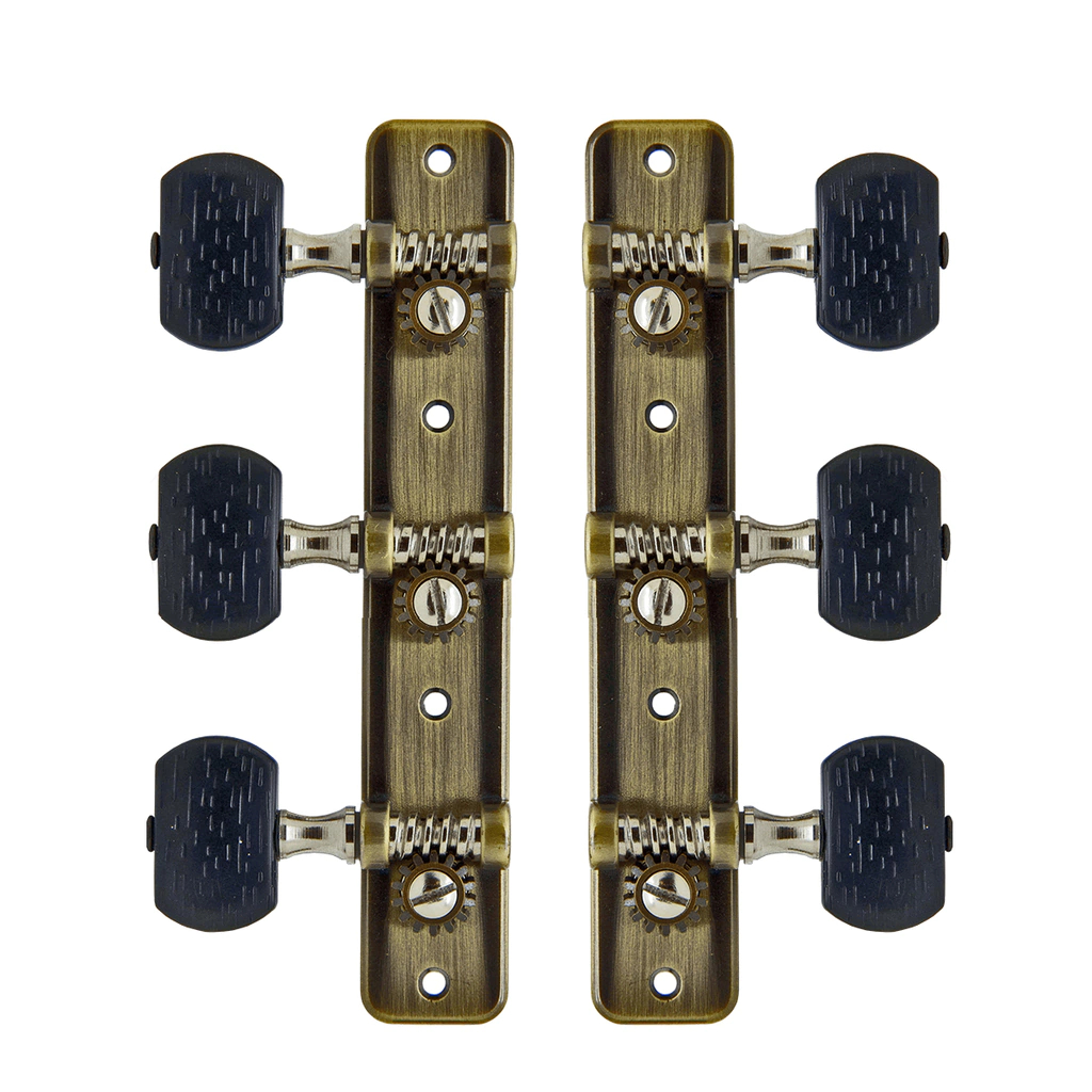 Tarraxa Violão Nylon Rozini Ouro Velho Pino Grosso 14D Ra403