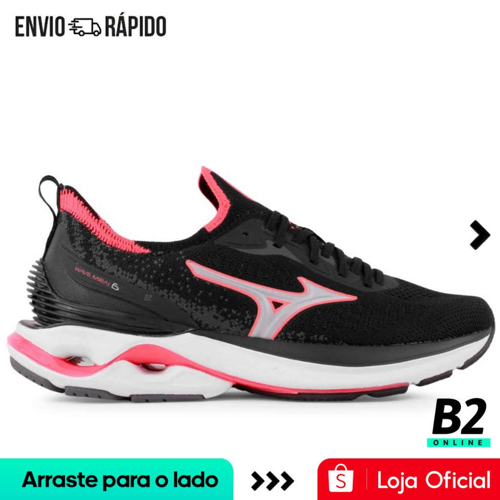 Tênis Mizuno Wave Mirai 6 Feminino 100% Original Com Nota Fiscal e Garantia - Women Shoes
