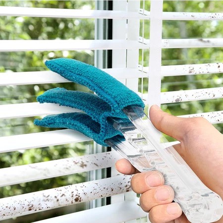 Escova Para Limpar Persiana Limpador De Persiana Microfibra Grades e Ar Condicionado