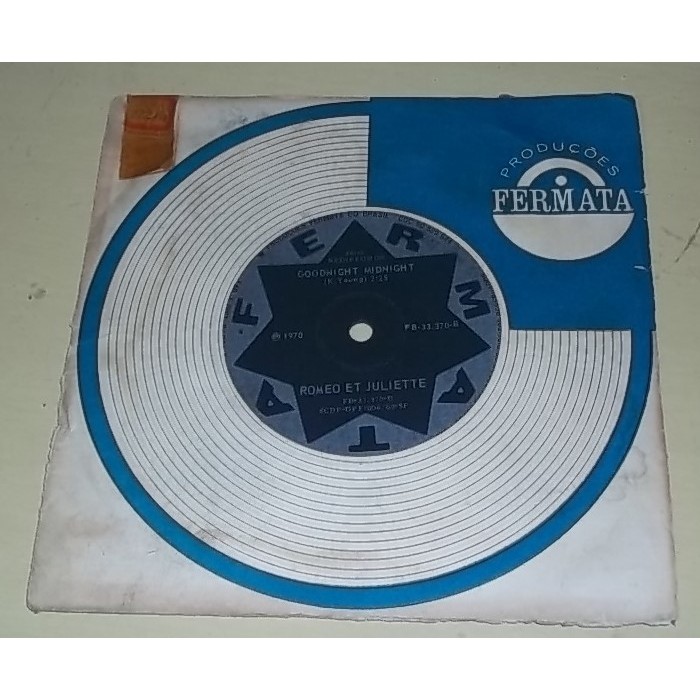 Compacto Disco de Vinil Romeo Et Juliette - Ano de 1970  - Produções Fermata.