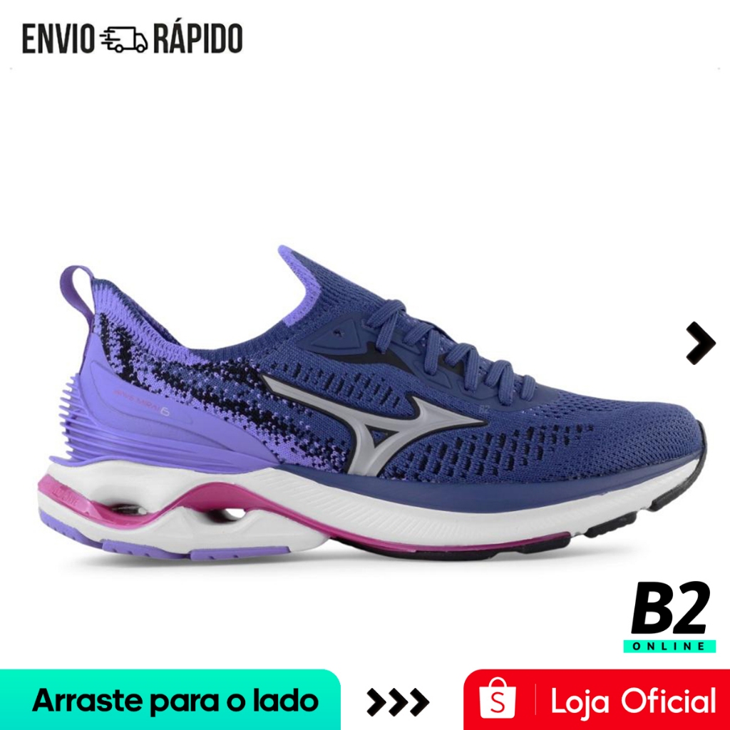 Tênis Mizuno Wave Mirai 6 Feminino Original com Nota Fiscal e Garantia - Women Shoes
