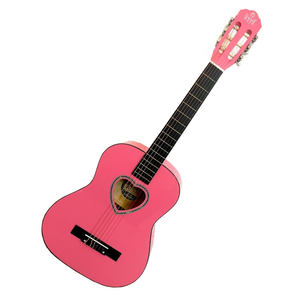 Violão Acústico Juvenil Tamanho 3/4 - Rosa / Pink Náilon MYTH - MT34N em Oferta na Shopee