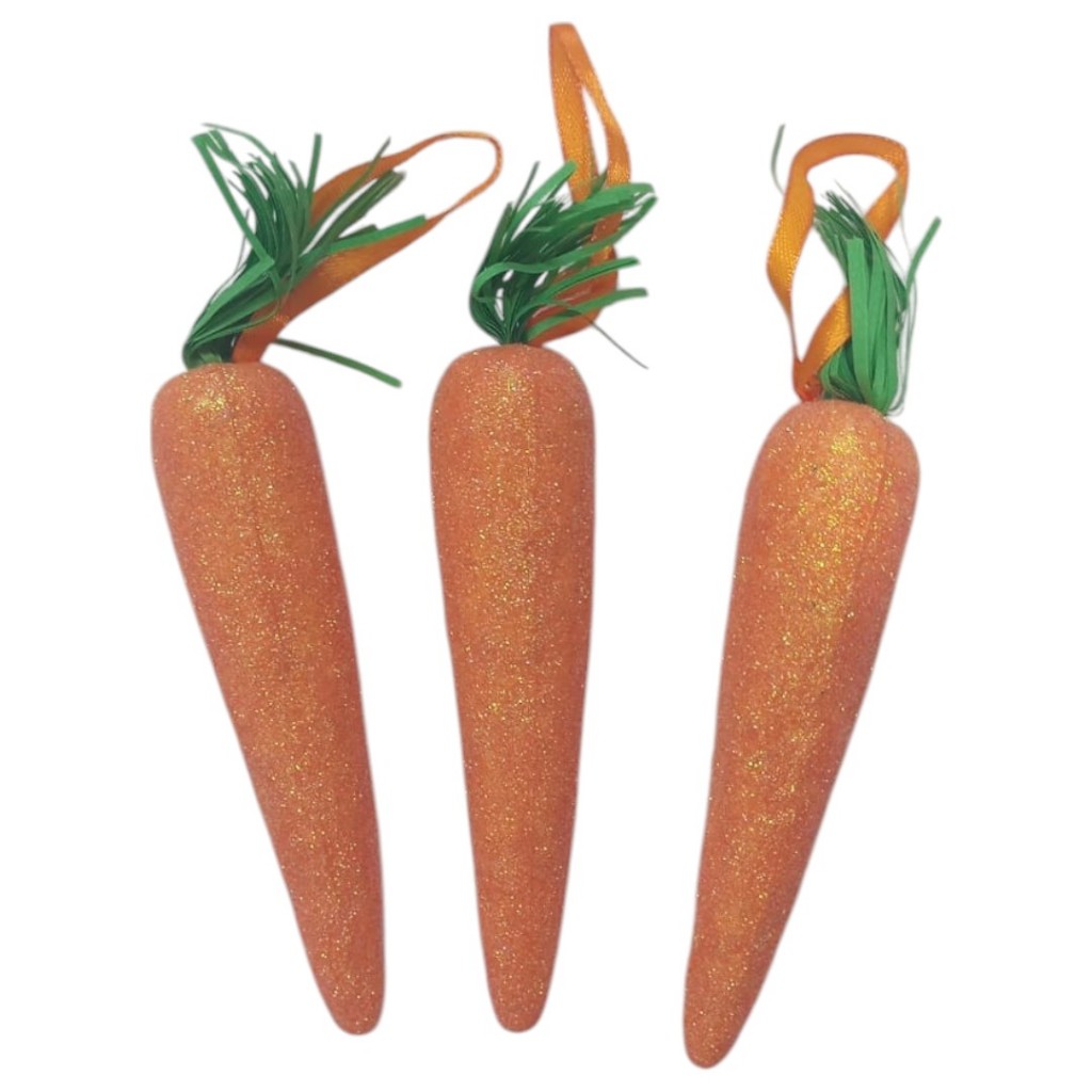 Cenouras para Decoração de Páscoa 3 peças - R84052 em Oferta na Shopee