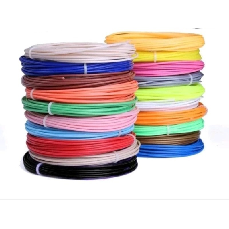 Refil de Filamentos para Caneta 3D - 10 cores 100 metros *Escolha as cores dos filamentos*