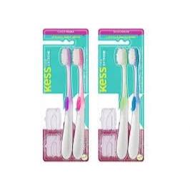 Pack Escova Dental Kess Clear Extreme Macias 2un REF:2092 em Oferta na Shopee